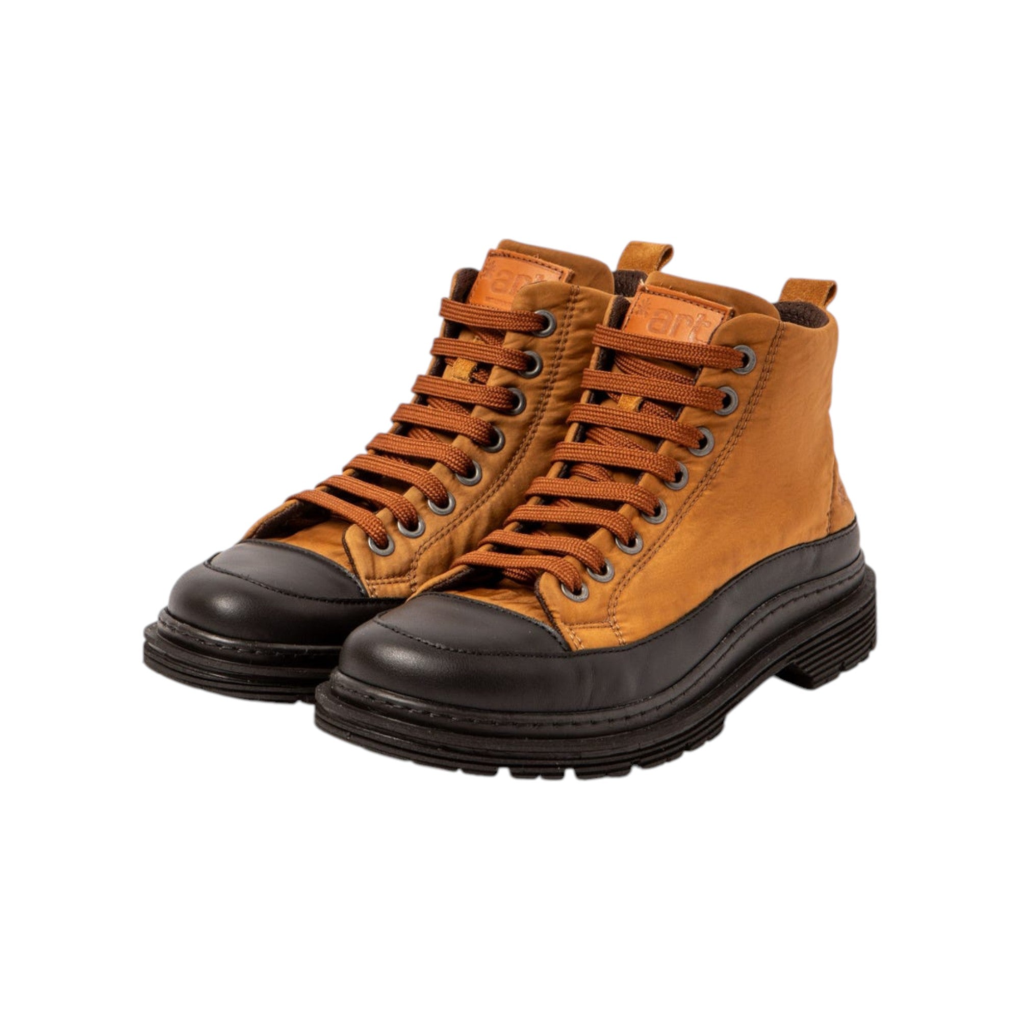 '- ["Anfibi","Donna","FW25","Scarpe","Stivaletti","The Art Company"] - Stivaletti Donna The Art Company Nylon Cuero Nylon Black Birmingham 6403911300-1895 - Lupis SRL