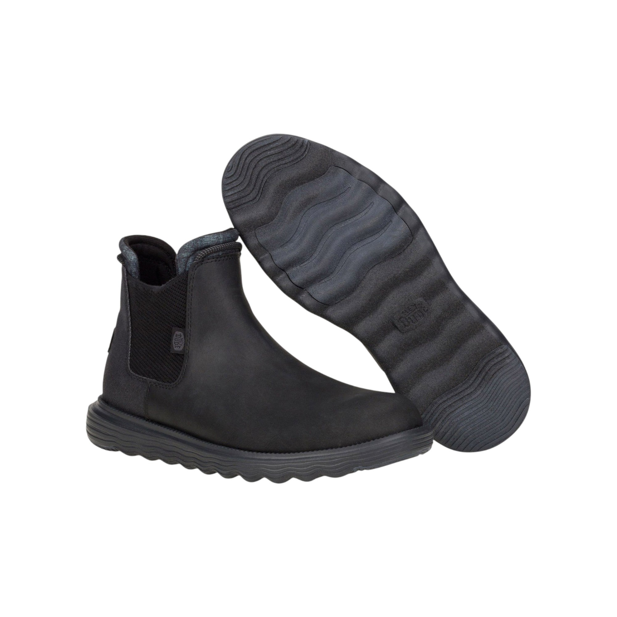 '- ["FW25","HEYDUDE","Scarpe","Stivaletti","Uomo"] - Stivaletti HEYDUDE Branson Classic Black 42065-060 - Lupis SRL