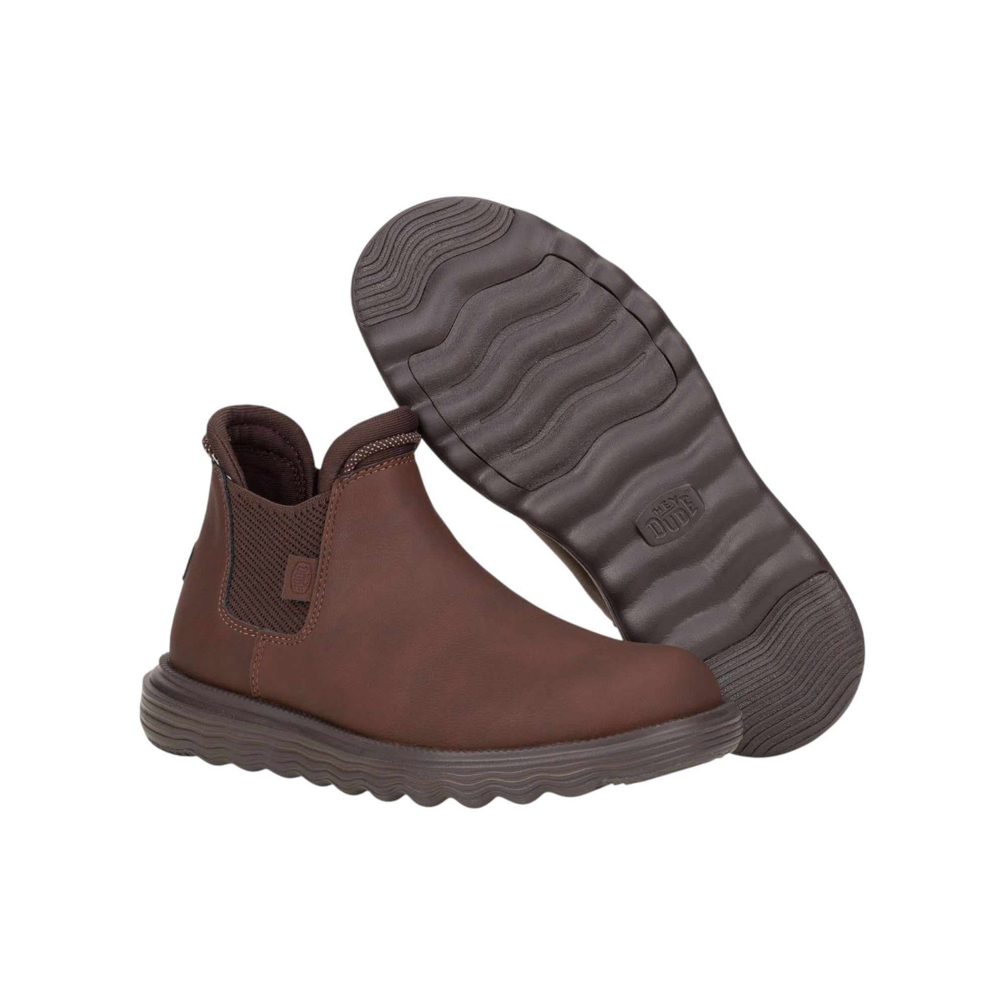 '- ["Donna","FW25","HEYDUDE","Scarpe","Stivaletti"] - Stivaletti HEYDUDE Branson W Classic Brown 42659-206 - Lupis SRL