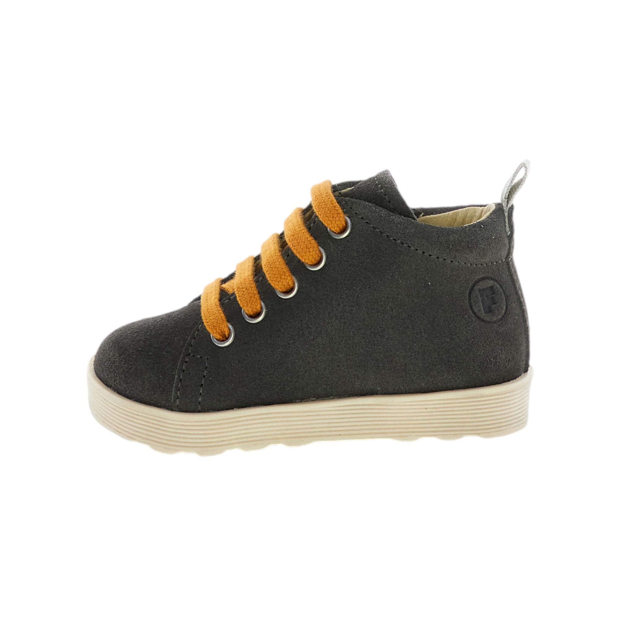 '- ["FW25","Kids","Polacco","Scarpe","Stivaletti","Toddler"] - Stivaletti Kids Falcotto Evaert Zip Suede Anthracite Dark Orange 2502306-01-1B80 - Lupis SRL