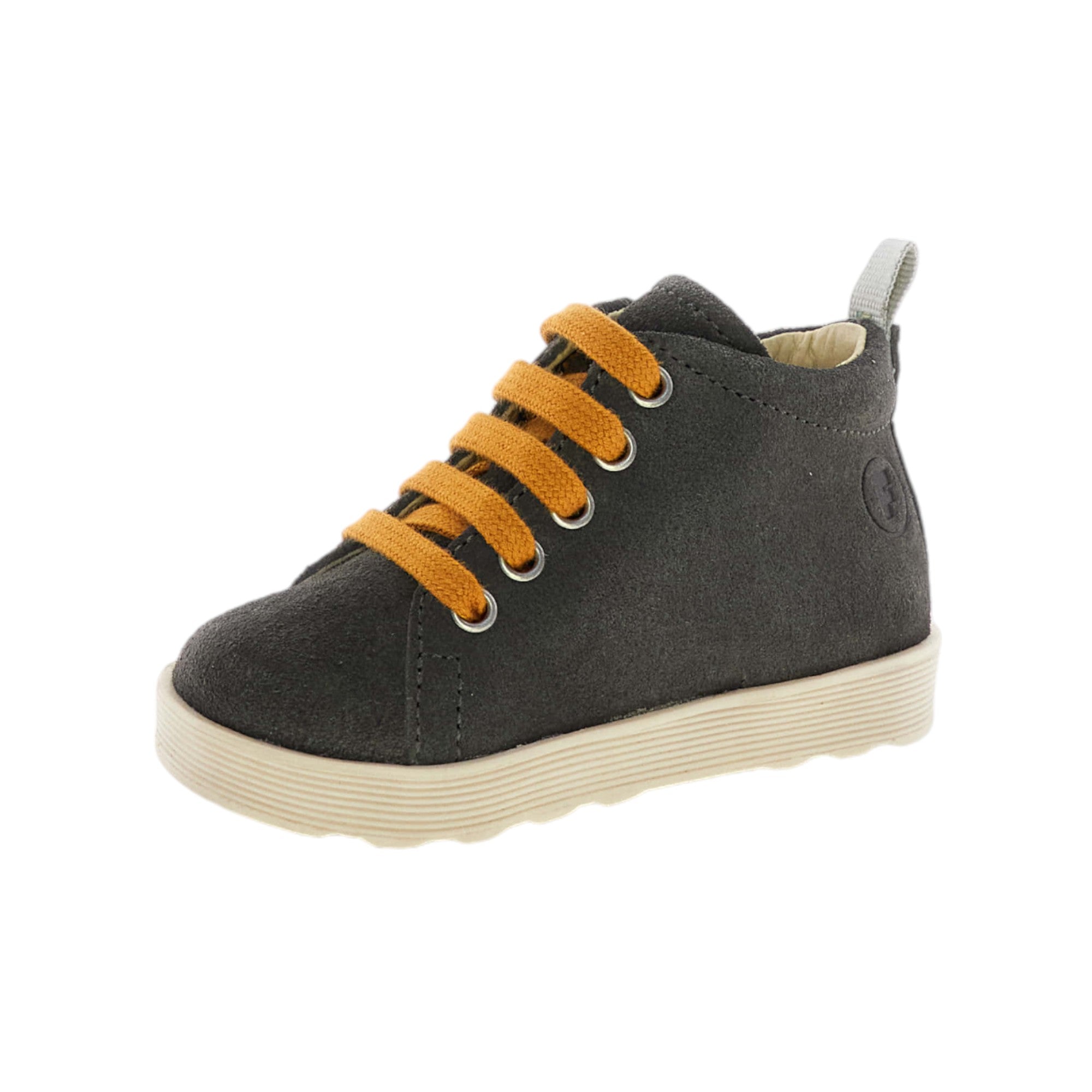 '- ["FW25","Kids","Polacco","Scarpe","Stivaletti","Toddler"] - Stivaletti Kids Falcotto Evaert Zip Suede Anthracite Dark Orange 2502306-01-1B80 - Lupis SRL