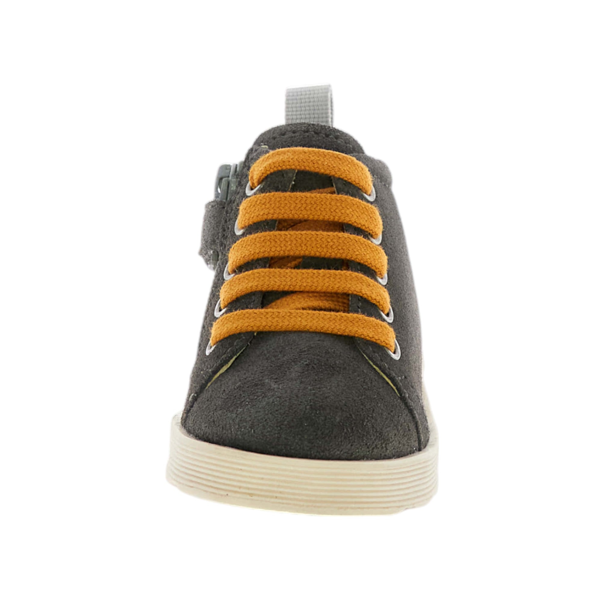'- ["FW25","Kids","Polacco","Scarpe","Stivaletti","Toddler"] - Stivaletti Kids Falcotto Evaert Zip Suede Anthracite Dark Orange 2502306-01-1B80 - Lupis SRL