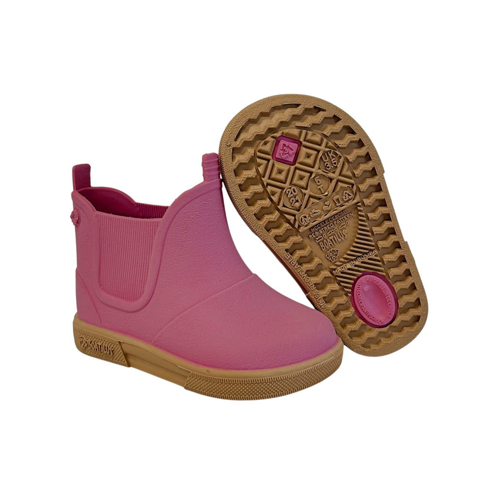 '- ["BOATILUS smelly welly","FW25","Kids","Scarpe","Stivaletti","Stivali di gomma"] - Stivaletti bambino Kids Boatilus Baby Bealty Brushed Gomma Bordo Beige BEABRSH - Lupis SRL