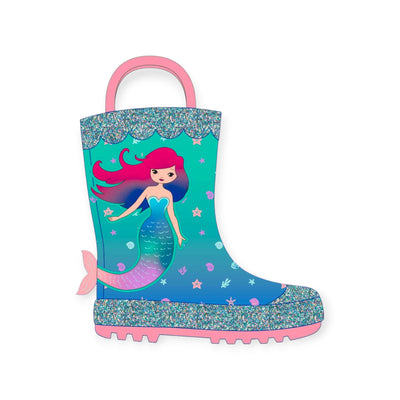 Stivaletti bambino Kids Mr.Tiggle Rain Boot Sirena Gomma Blue R-BOOT-001-035