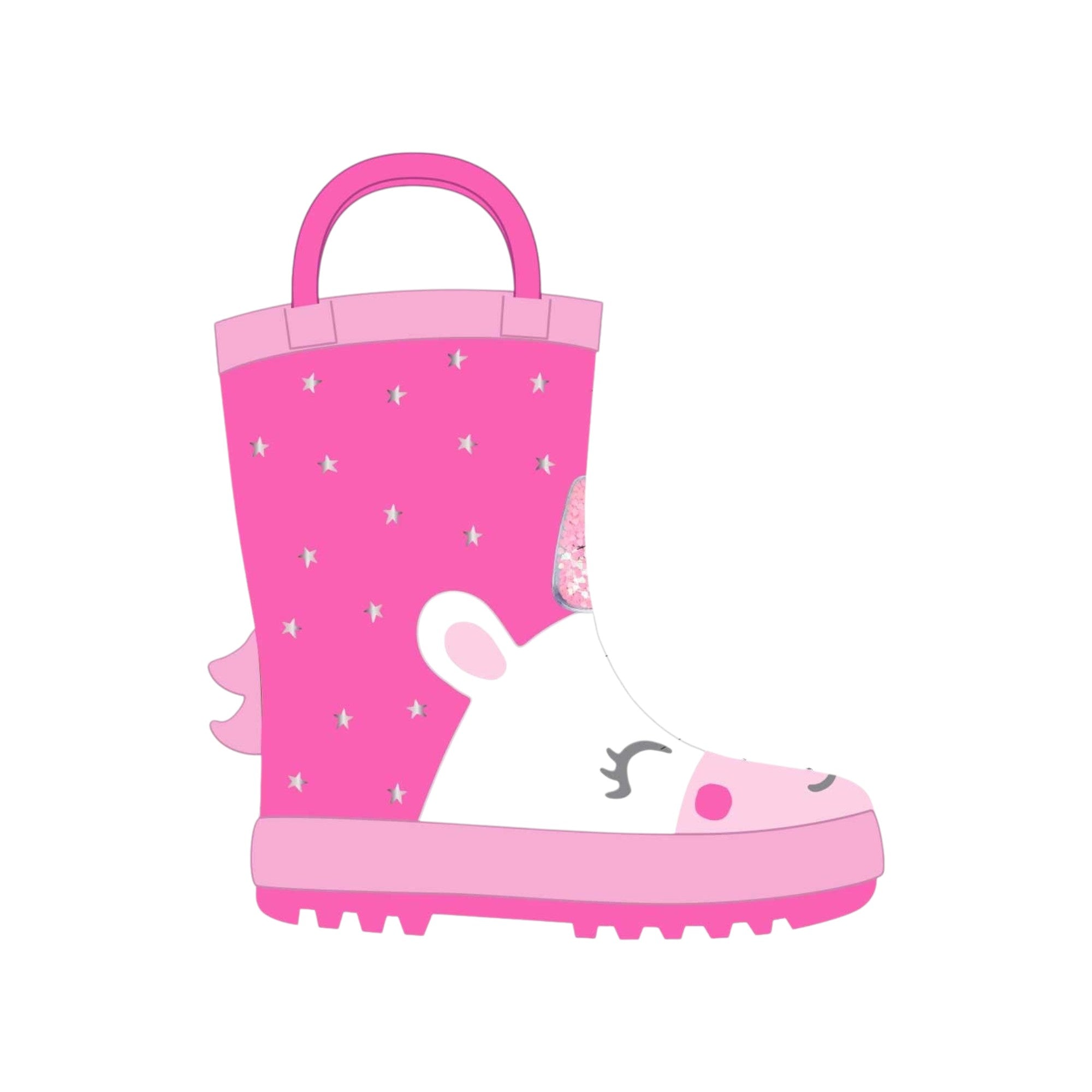'- ["FW25","Kids","Mr. Tiggle","Scarpe","Stivali di gomma"] - Stivaletti bambino Kids Mr. Tiggle Rain Boot Unicorno Gomma Pink R-BOOT-001-036 - Lupis SRL