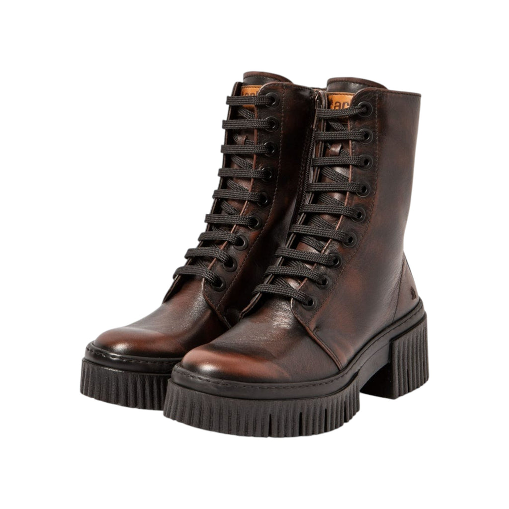 '- ["Anfibi","Donna","FW25","Scarpe","Stivali","The Art Company"] - Stivali Donna The Art Company A Sport Pelle Castagna Black 6403911800-1375 - Lupis SRL