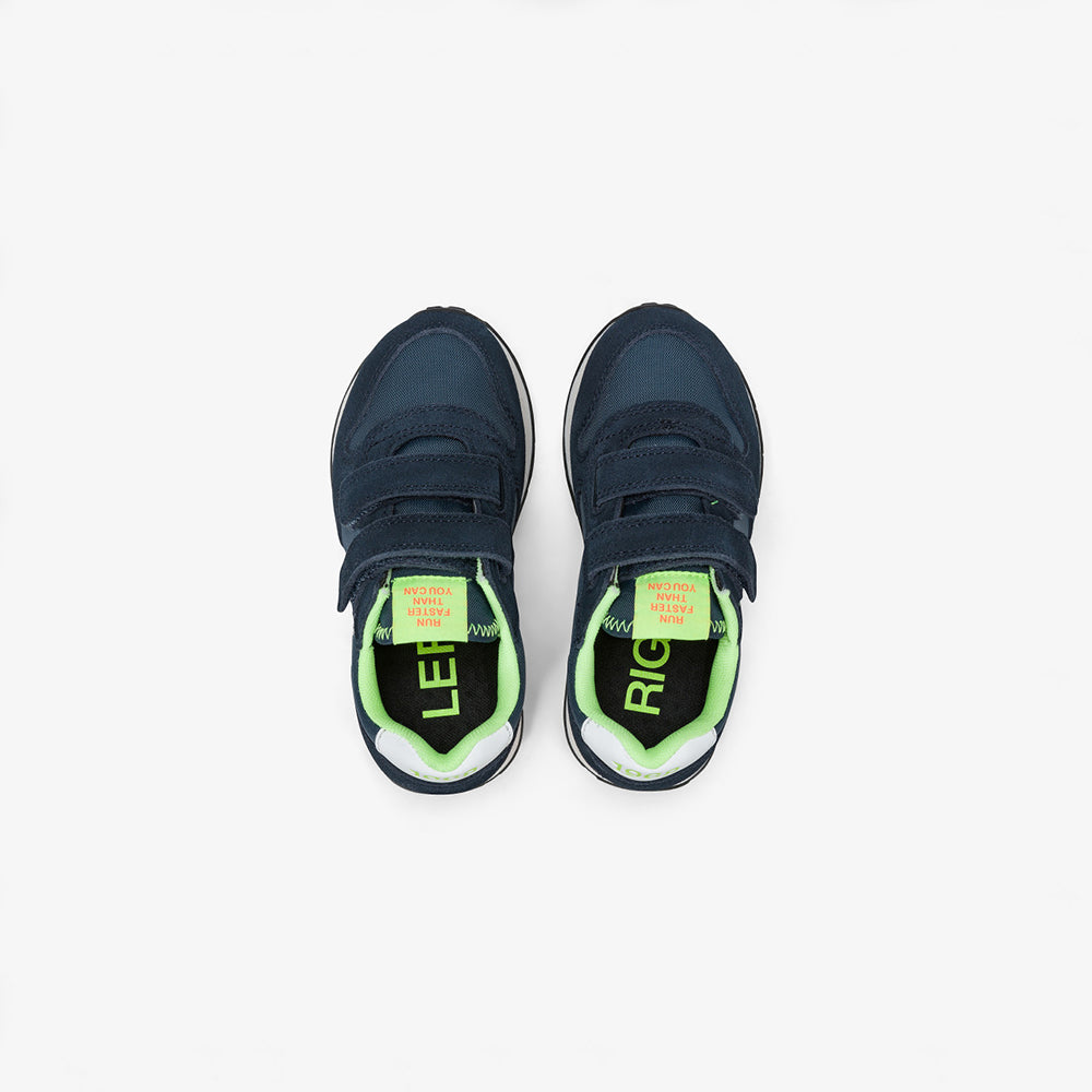 '- ["Kids","PE25","Scarpe","Scarpe sportive","Sun68"] - Sun68 Boy's Tom Fluo Baby Navy Blue Z35302B - Lupis SRL