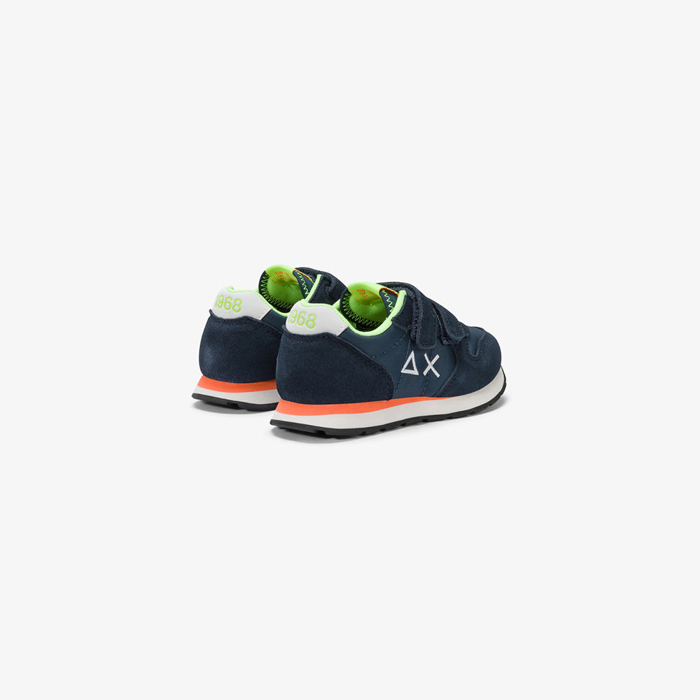 '- ["Kids","PE25","Scarpe","Scarpe sportive","Sun68"] - Sun68 Boy's Tom Fluo Baby Navy Blue Z35302B - Lupis SRL