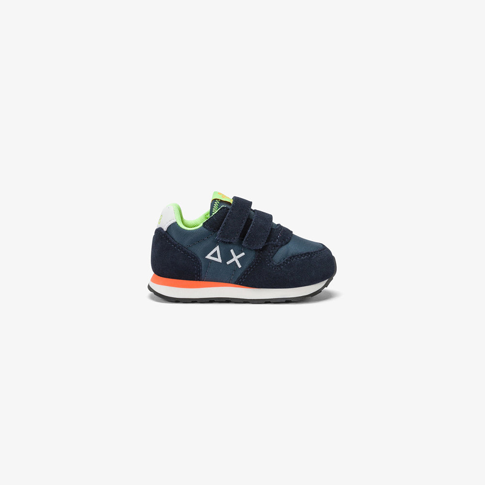 '- ["Kids","PE25","Scarpe","Scarpe sportive","Sun68","Toddler"] - Sun68 Boy's Tom Fluo First Step Navy Blue Z35302F - Lupis SRL