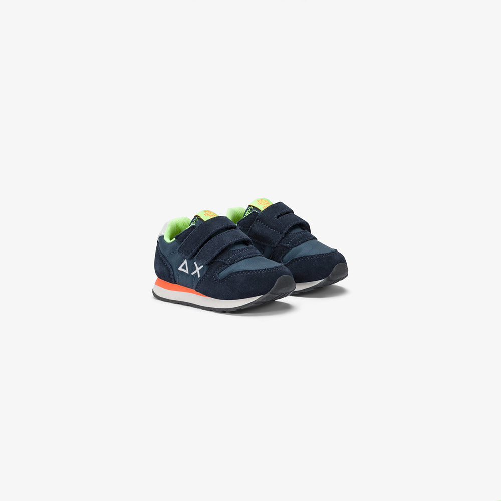 '- ["Kids","PE25","Scarpe","Scarpe sportive","Sun68","Toddler"] - Sun68 Boy's Tom Fluo First Step Navy Blue Z35302F - Lupis SRL