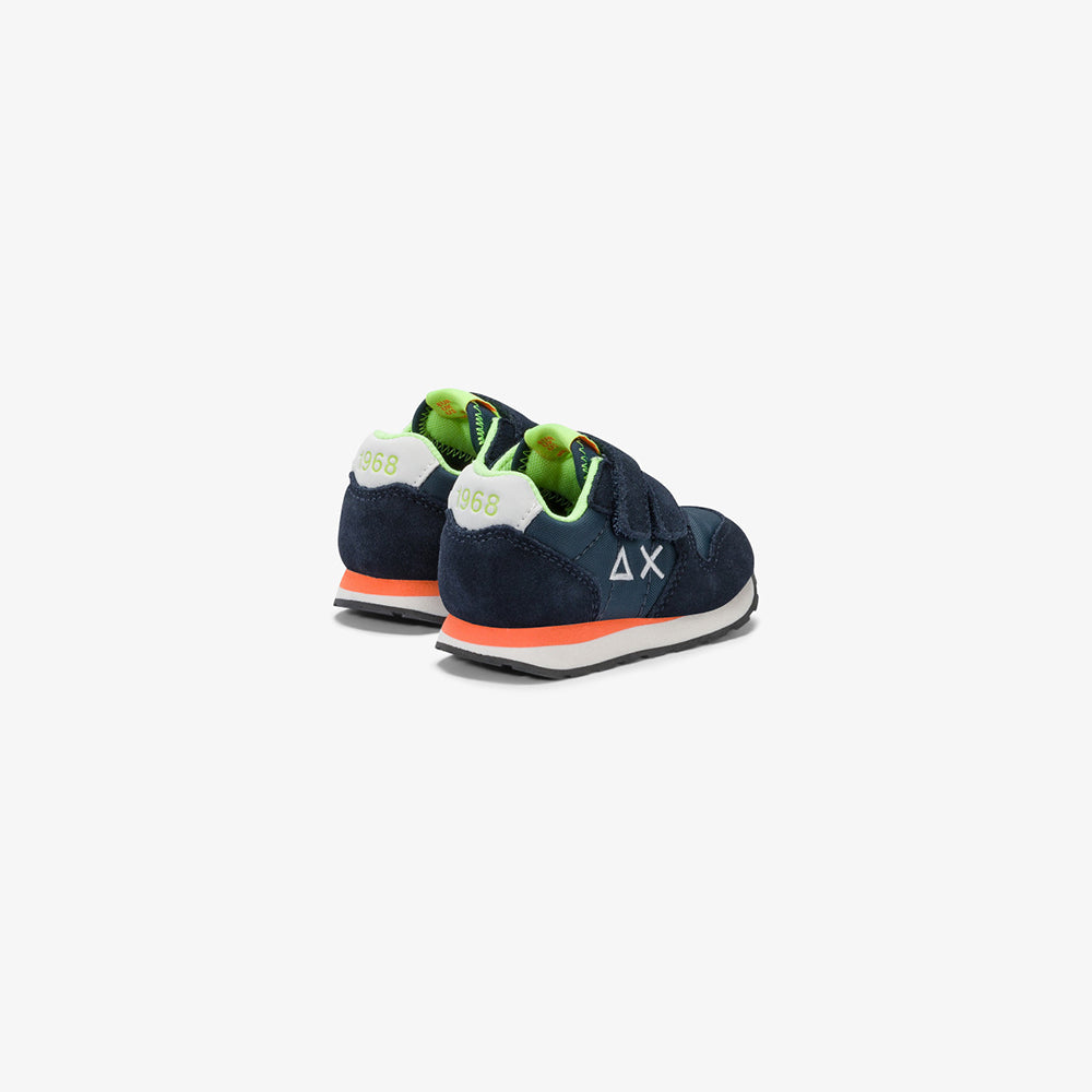 '- ["Kids","PE25","Scarpe","Scarpe sportive","Sun68","Toddler"] - Sun68 Boy's Tom Fluo First Step Navy Blue Z35302F - Lupis SRL