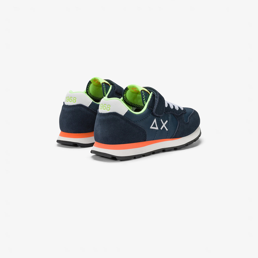 '- ["Kids","PE25","Scarpe","Scarpe sportive","Sun68"] - Sun68 Boy's Tom Fluo Kid Navy Blue Z35302K - Lupis SRL