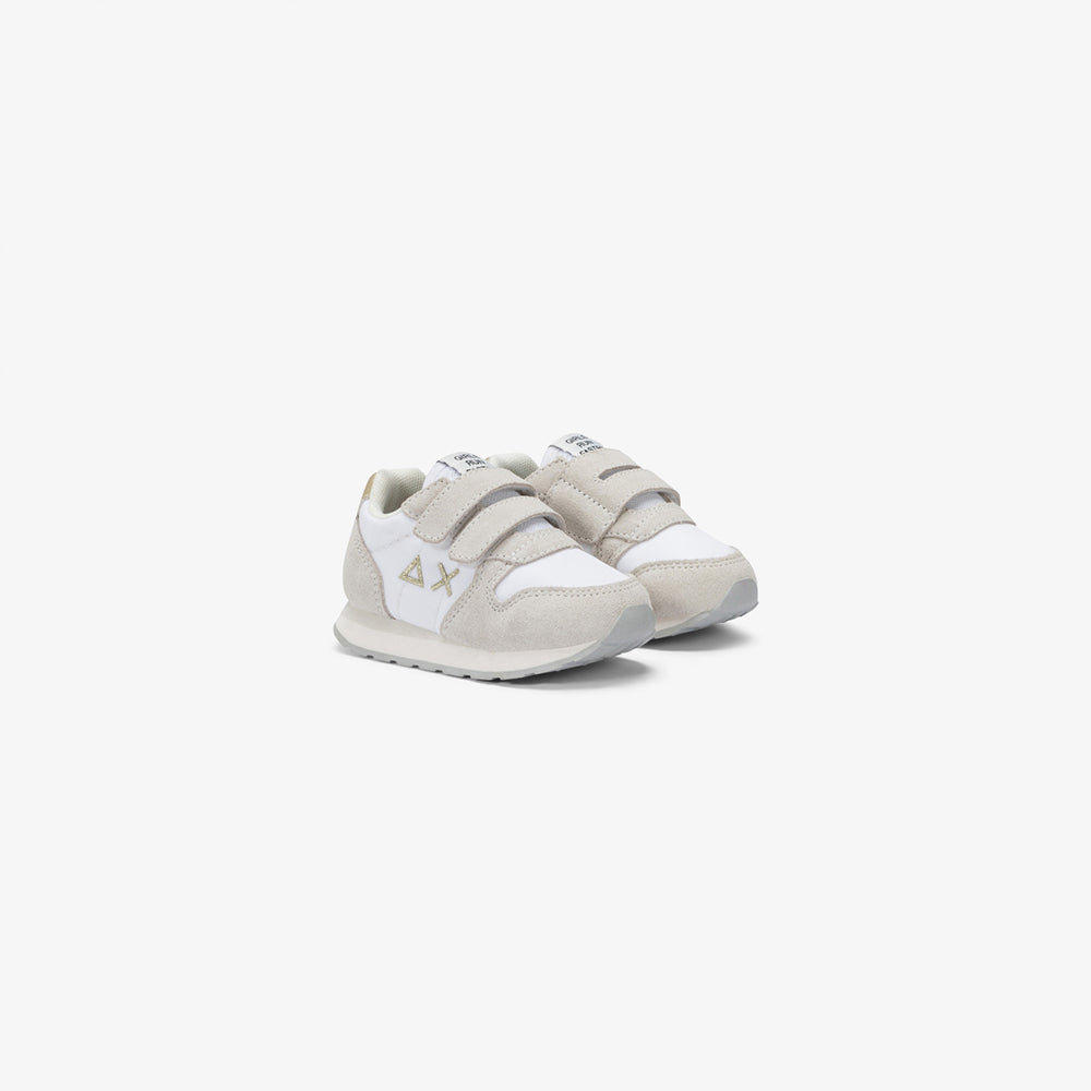 '- ["Kids","PE25","Scarpe","Scarpe sportive","Sun68","Toddler"] - Sun68 Girl's Ally Gold Silver First Step Bianco Z35402F - Lupis SRL