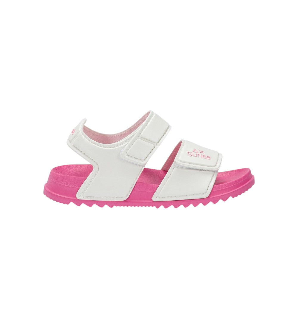 Sun68 Sandali Girls Sandal Logo Baby Bianco X36413B