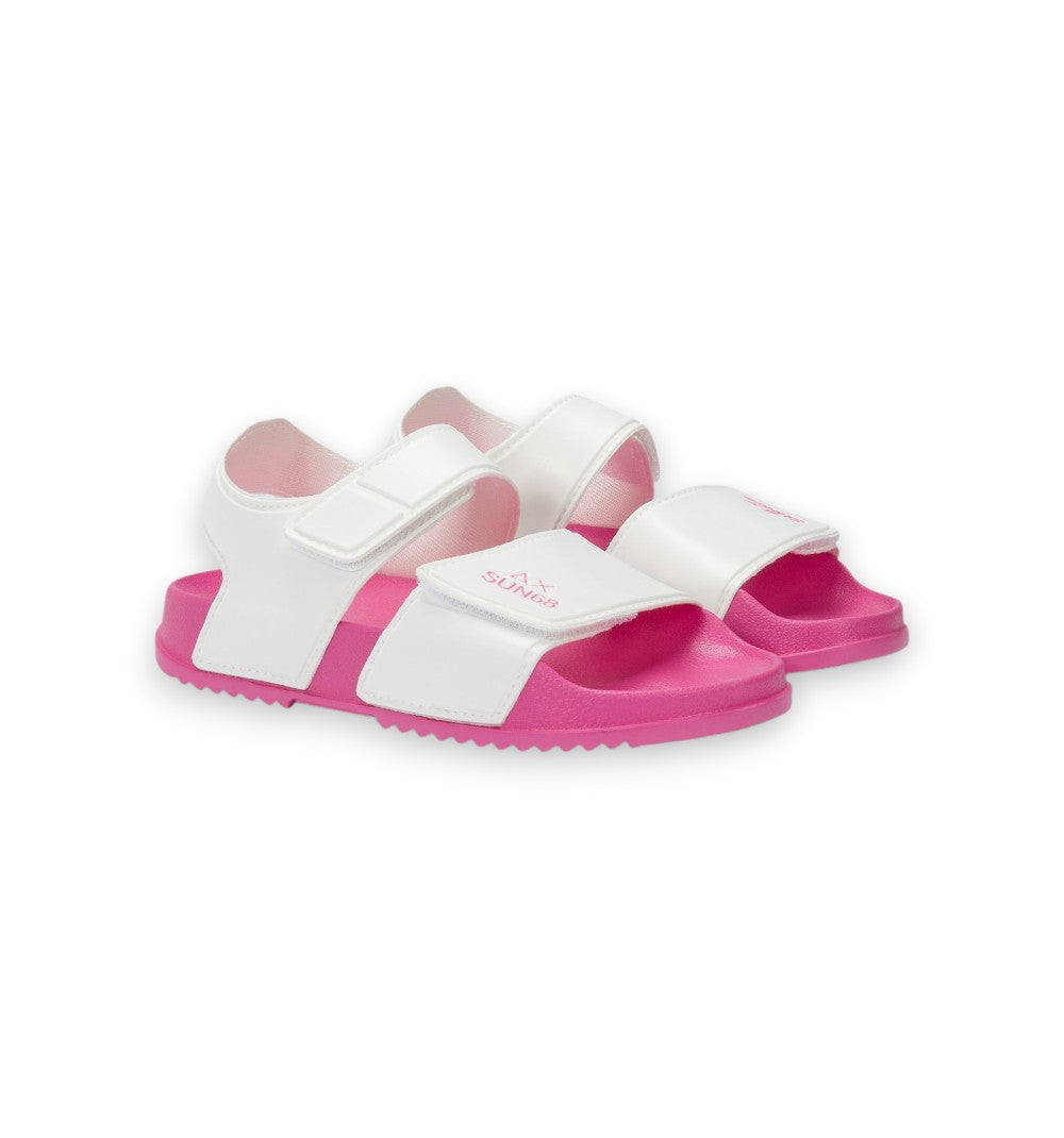Sun68 Sandali Girls Sandal Logo Kid Bianco X36413K