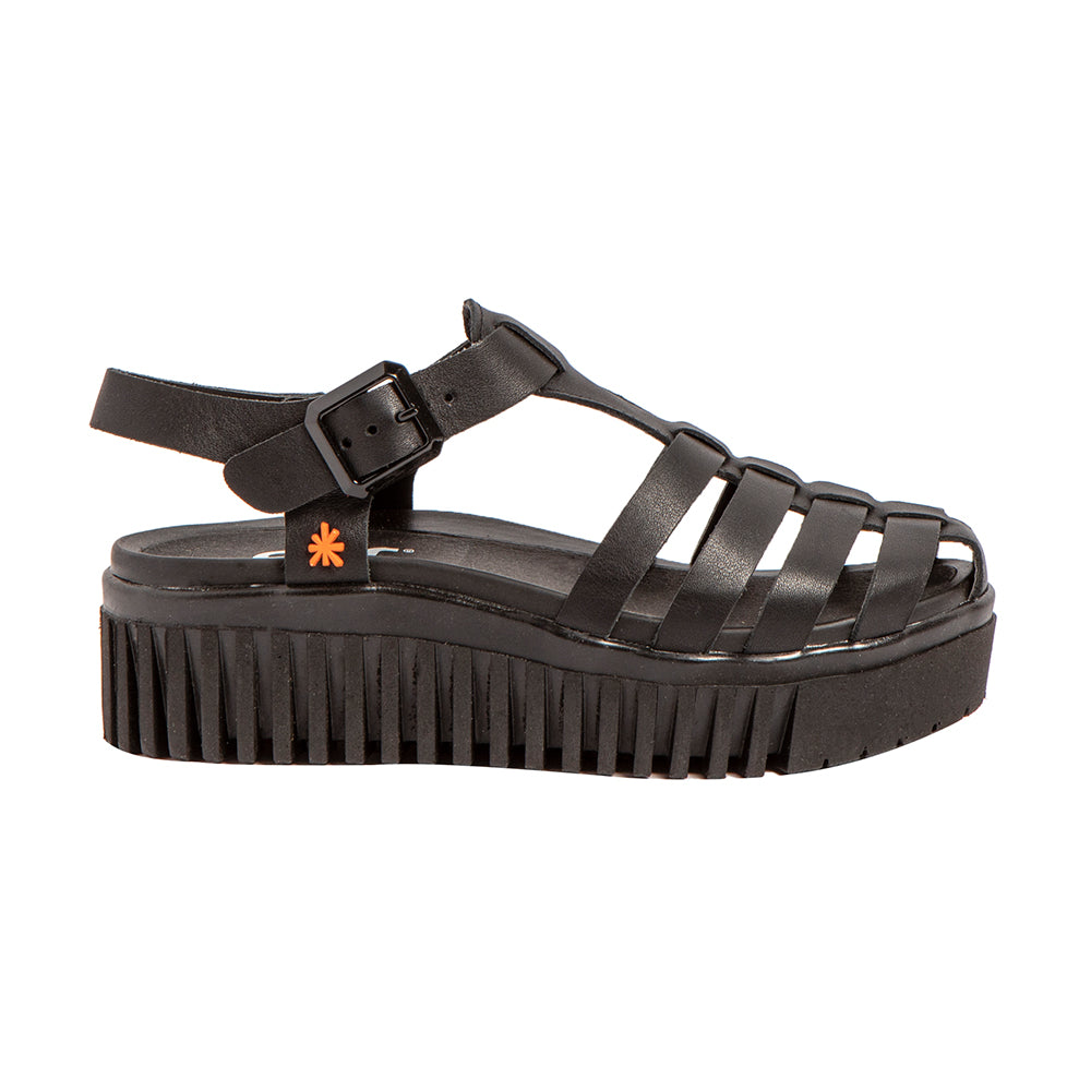 '- ["Donna","Sandali","Scarpe","The Art Company","Ultima Taglia"] - The Art Company Nappa Black Brighton 575 - Lupis SRL