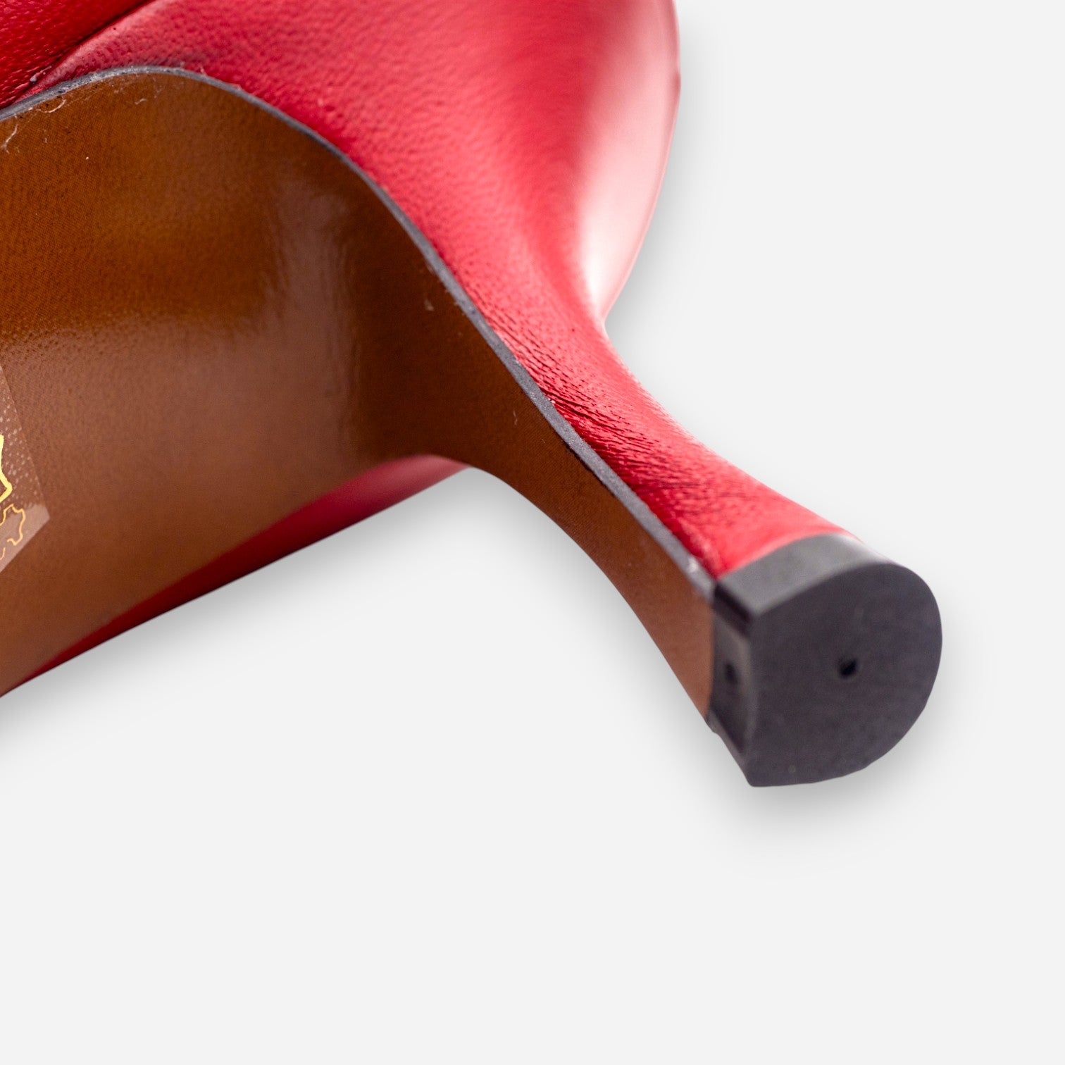 Eva Picci Women's Ankle Boots in Red Nappa Leather AURORA-52