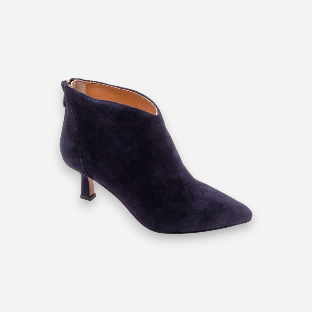 Tronchetto Donna Eva Picci Camoscio Blu AMY