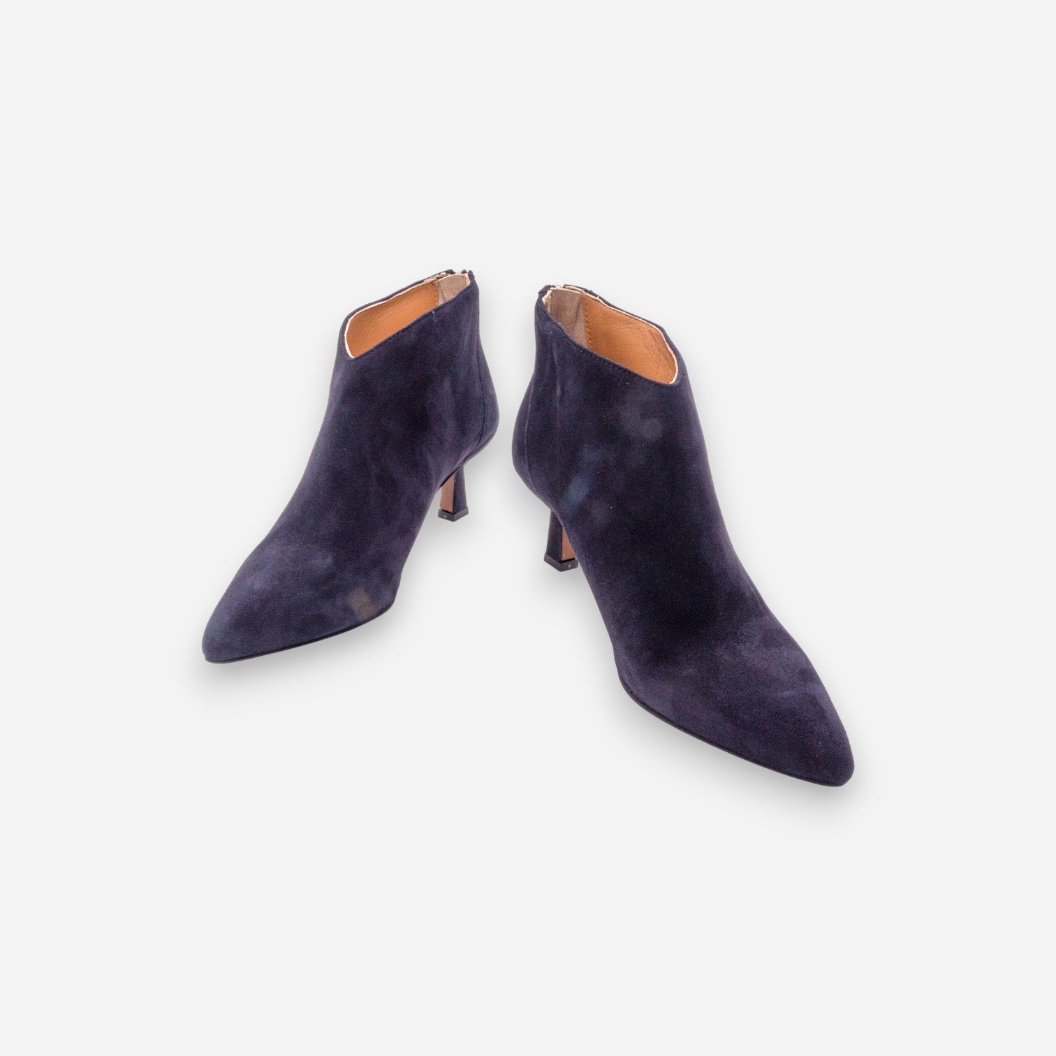 Eva Picci Women's Ankle Boots in Blue Suede AMY
