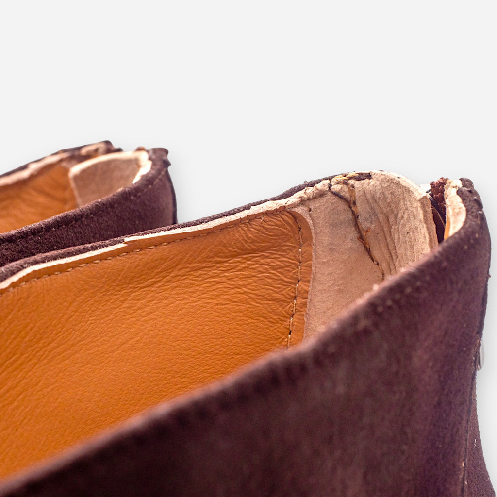 Eva Picci Women's Ankle Boots in Brown Suede AMY