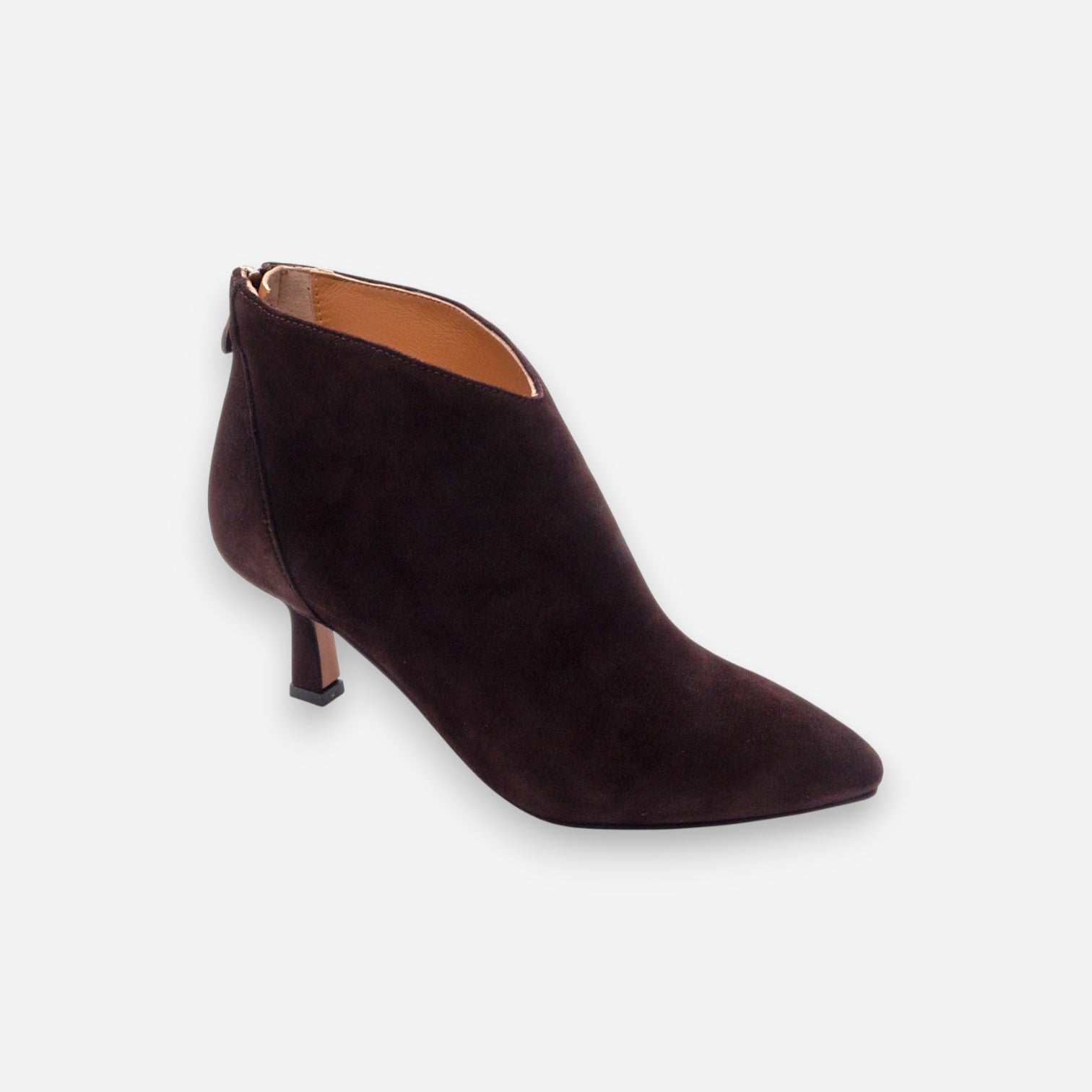 Eva Picci Women's Ankle Boots in Brown Suede AMY