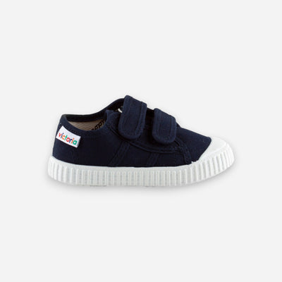 Victoria Sneakers Kids Basket Tiras Lona Marino 136606-30