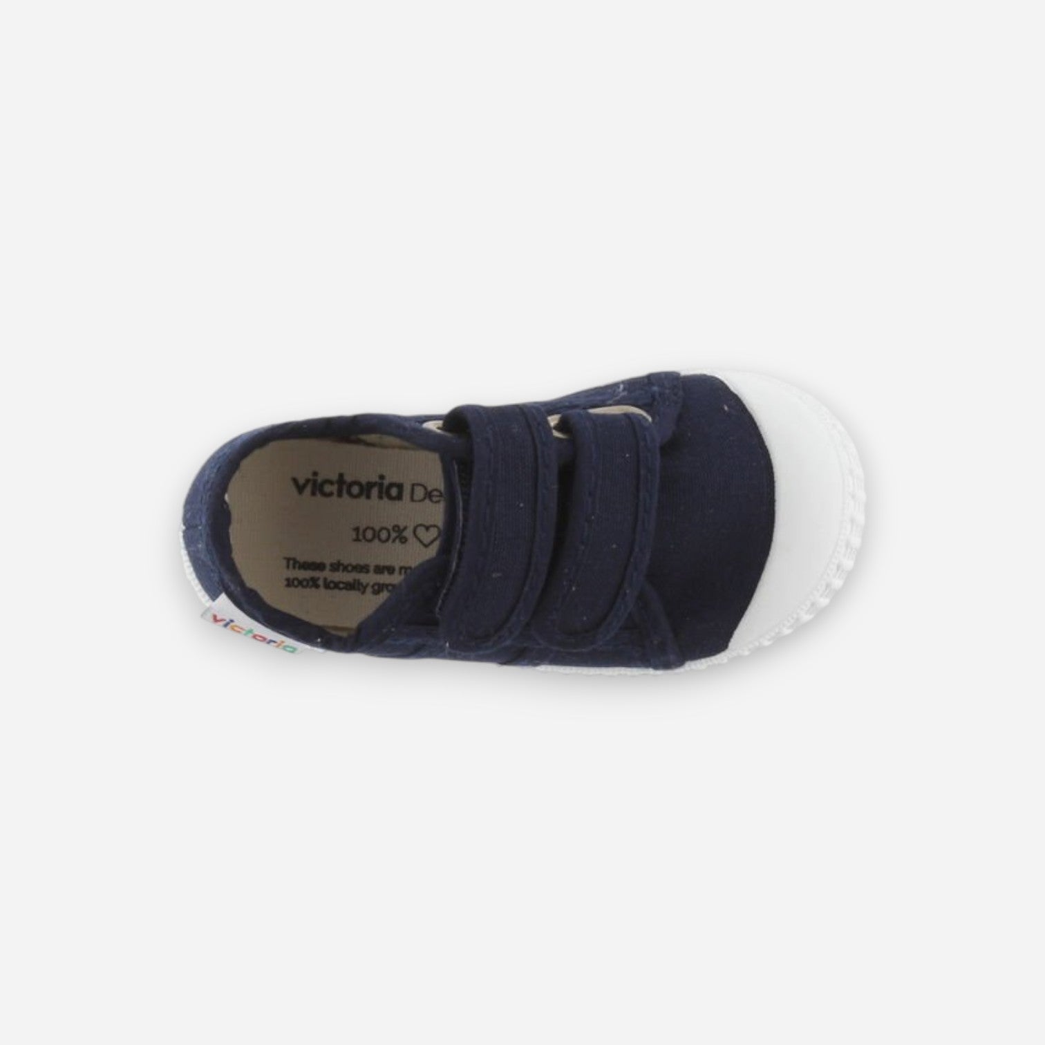 Victoria Sneakers Kids Basket Tiras Lona Marino 136606-30