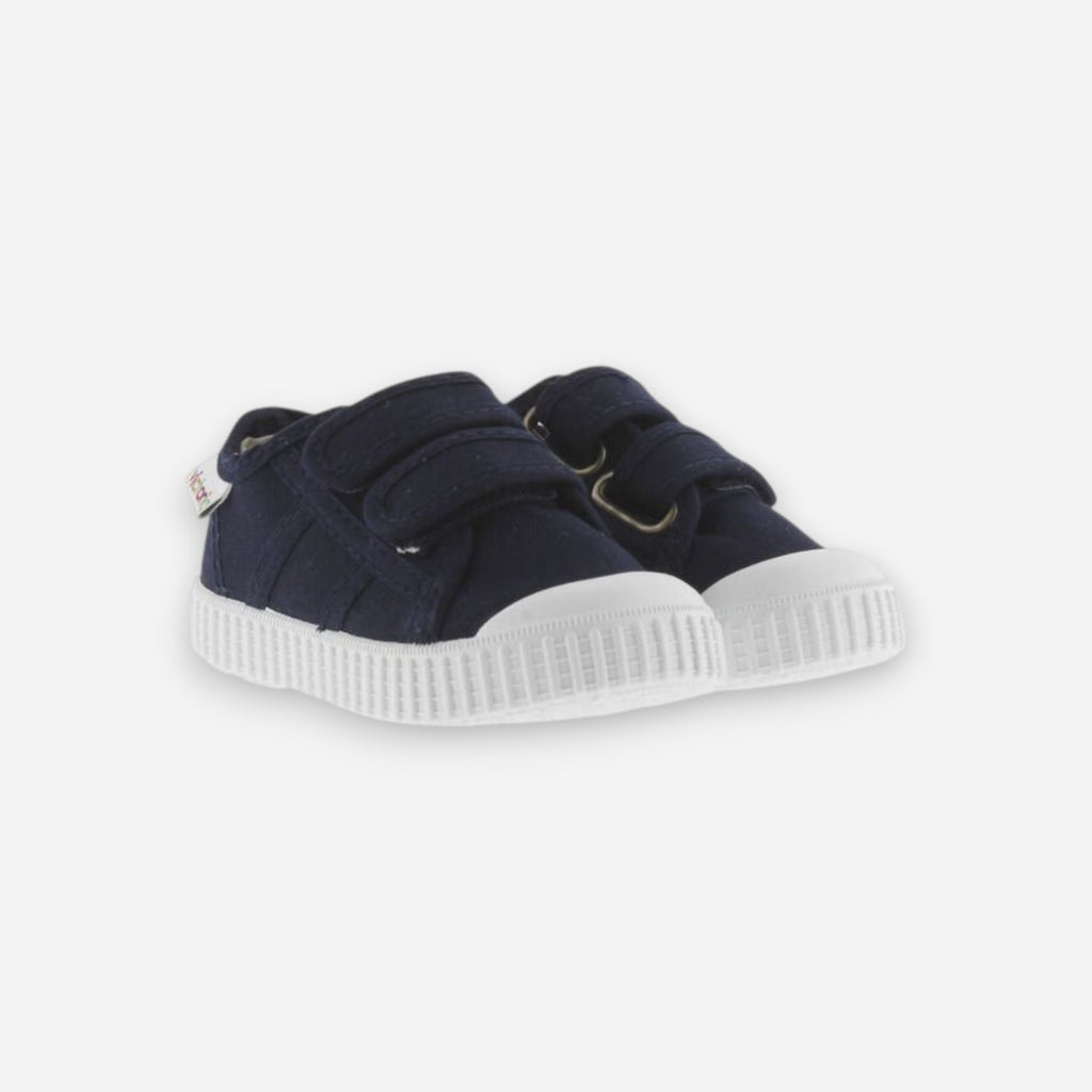 Victoria Sneakers Kids Basket Tiras Lona Marino 136606-30
