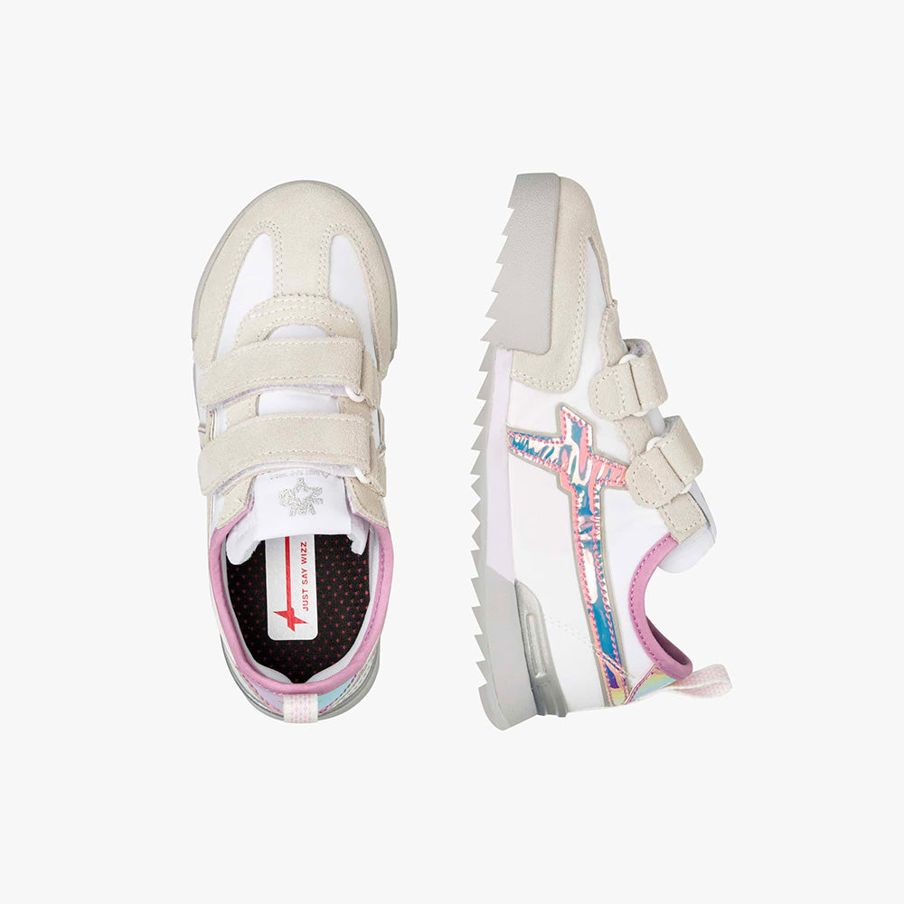 '- ["Kids","Scarpe","Scarpe sportive","Sneakers","W6YZ"] - W6YZ Fly2 Sneaker White Pink Grey - Lupis SRL