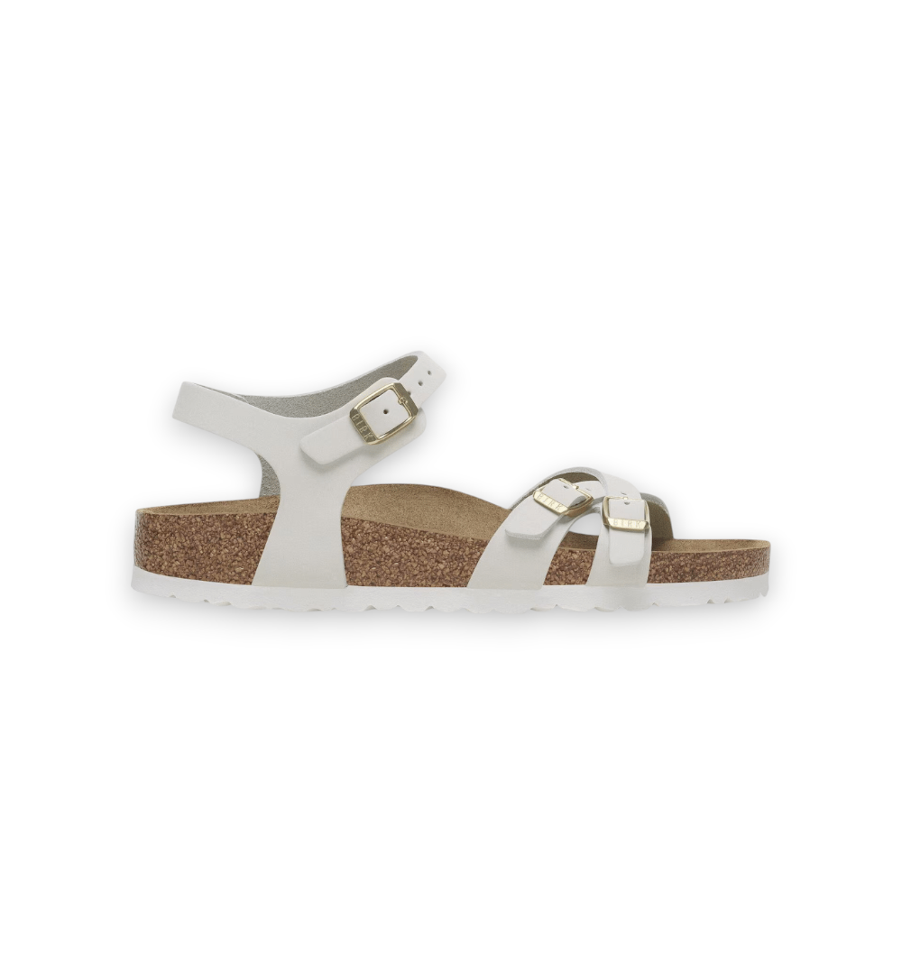 Birkenstock Kumba Antique White Nubuck Leather