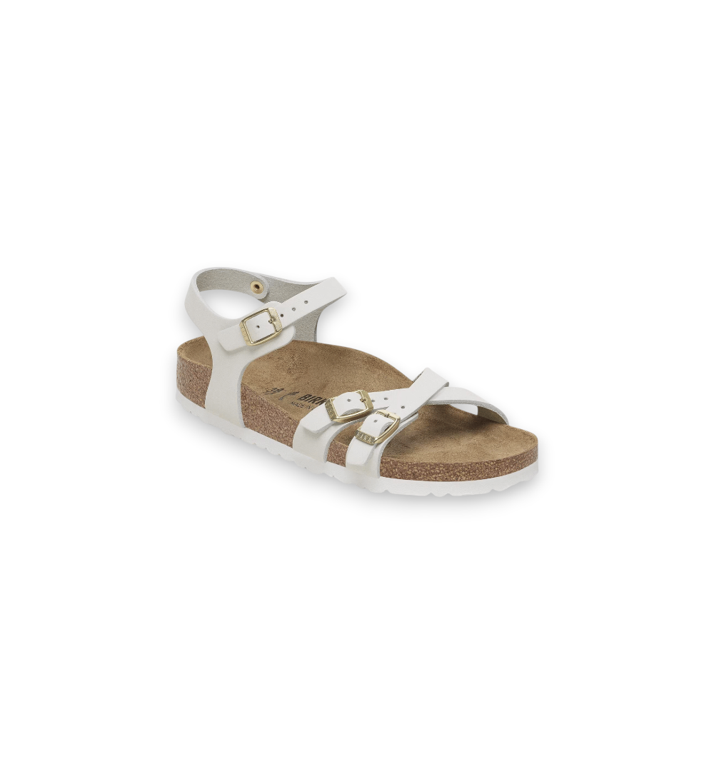 Birkenstock Kumba Antique White Nubuck Leather