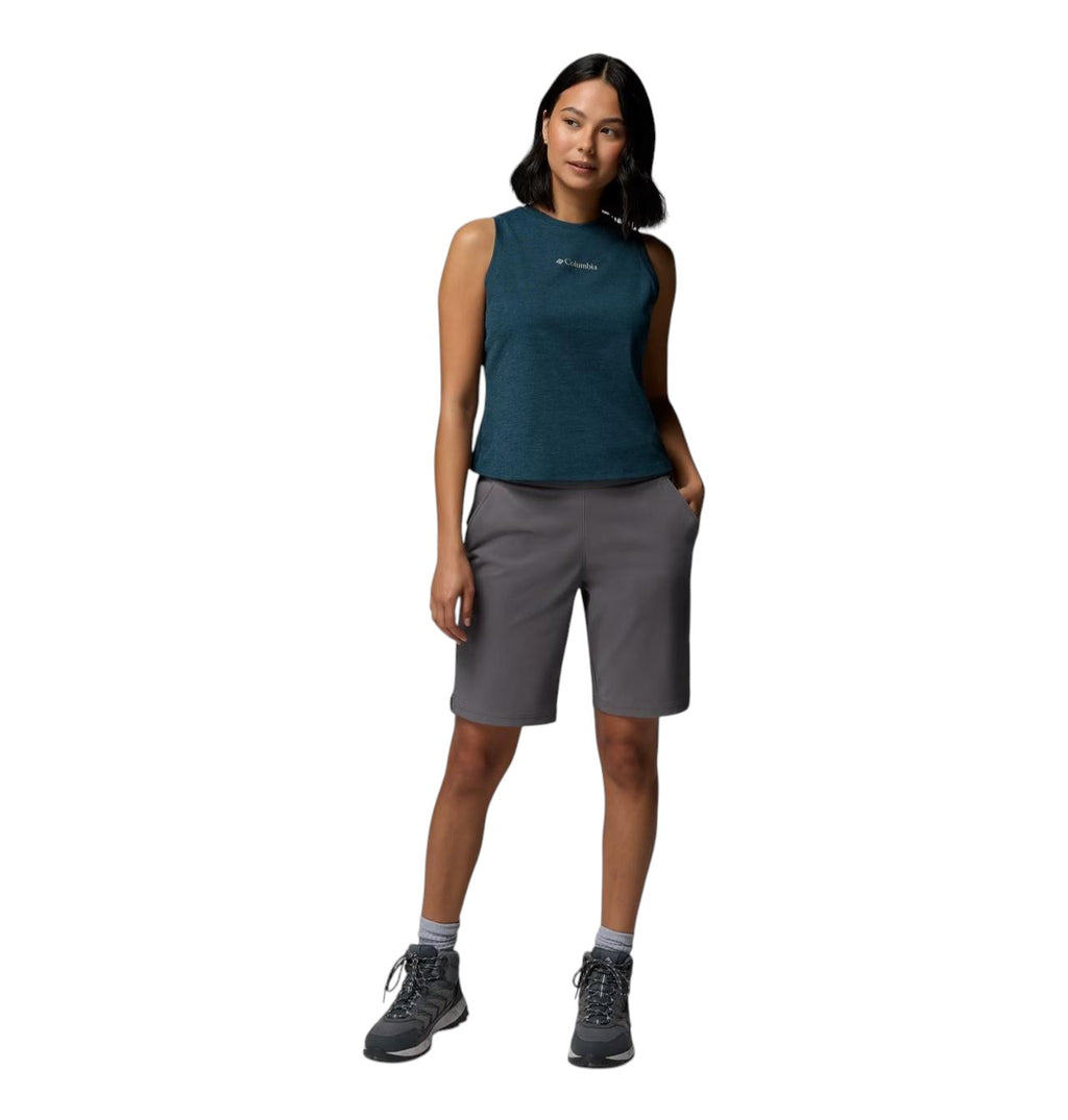 Columbia Sportswear Canottiera Donna Columbia Sportswear Move High Neck Tank Everblue Heathe 2155342