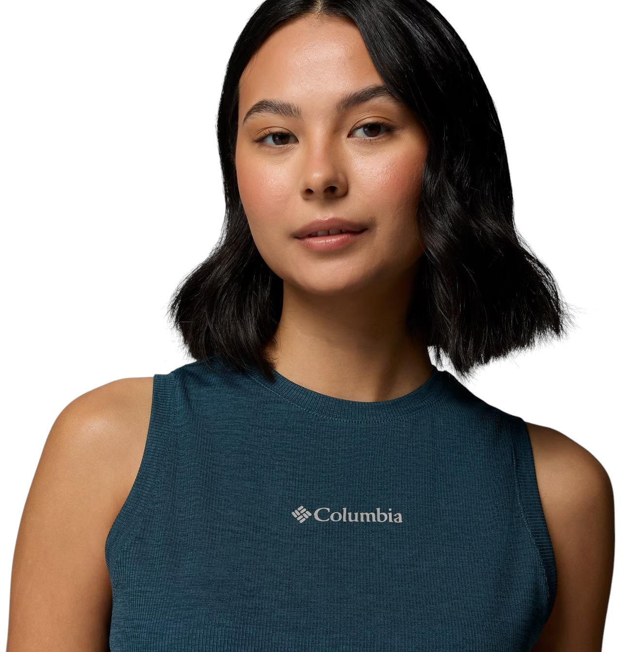 Columbia Sportswear Canottiera Donna Columbia Sportswear Move High Neck Tank Everblue Heathe 2155342