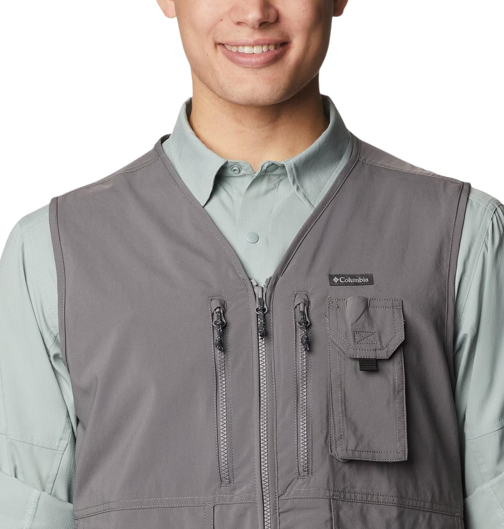 Columbia Sportswear Men's Silver Ridge Utility Vest City Grey 2030733