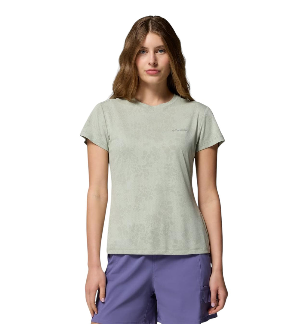 Columbia Sportswear T-Shirt Donna Bluebird Canyon Ii Ss Crew Safari Florage 2164482