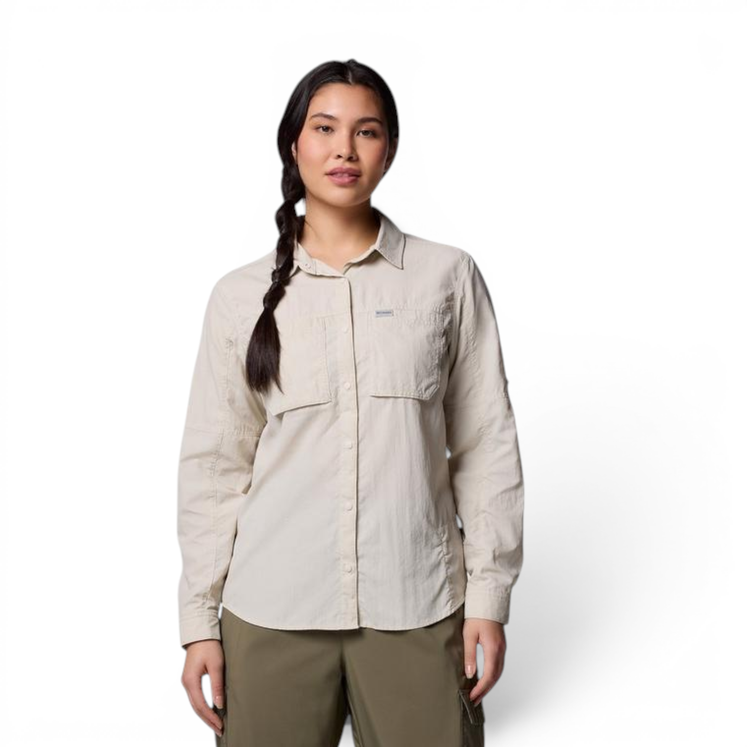 Columbia Women's Skien Valley Long Sleeve Shirt Dark Stone