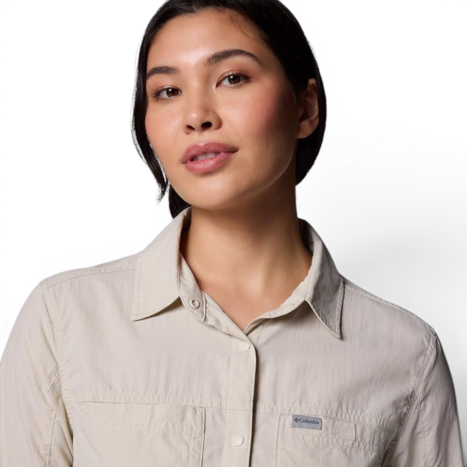 Columbia Women's Skien Valley Long Sleeve Shirt Dark Stone