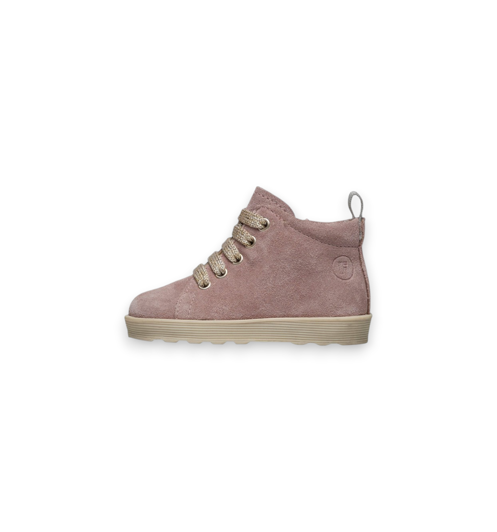 Falcotto Evaert Zip Suede Taupe Rose 3D57
