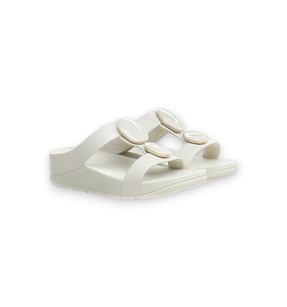 FitFlop Ciabatta Donna Fino H-Bar Slide Oversized Turtle A2K-A99