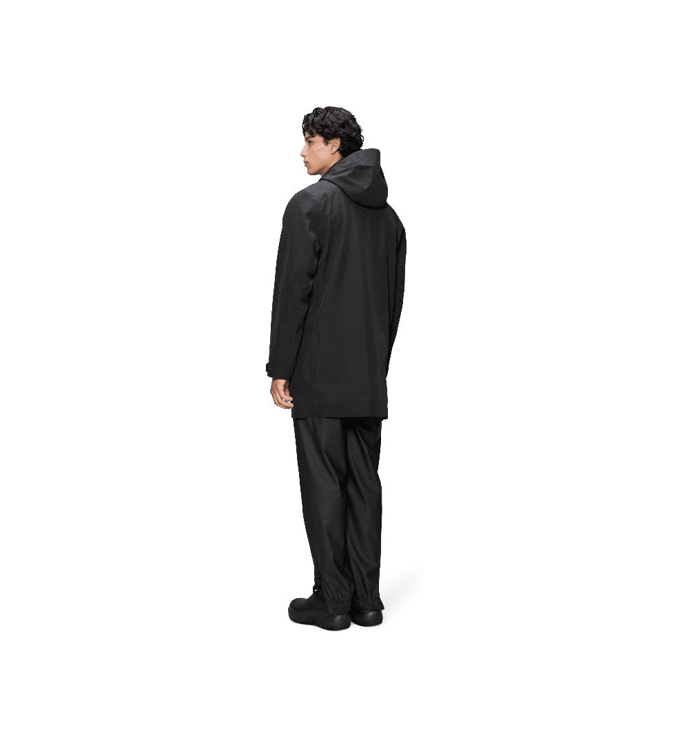 Giacche Rains Suva Softshell Long Jacket Black