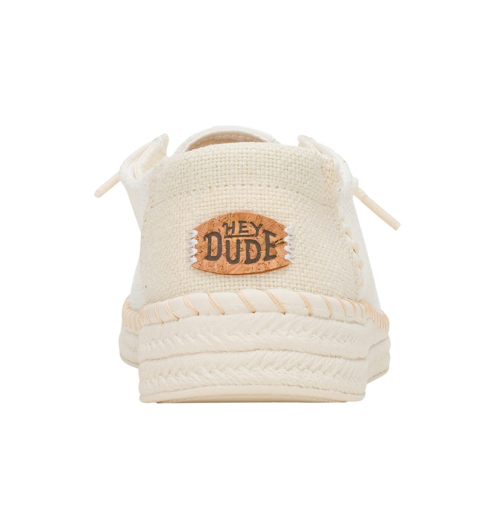 HEYDUDE Slip-On Donna Wendy Espadrille Woven White 43681-100