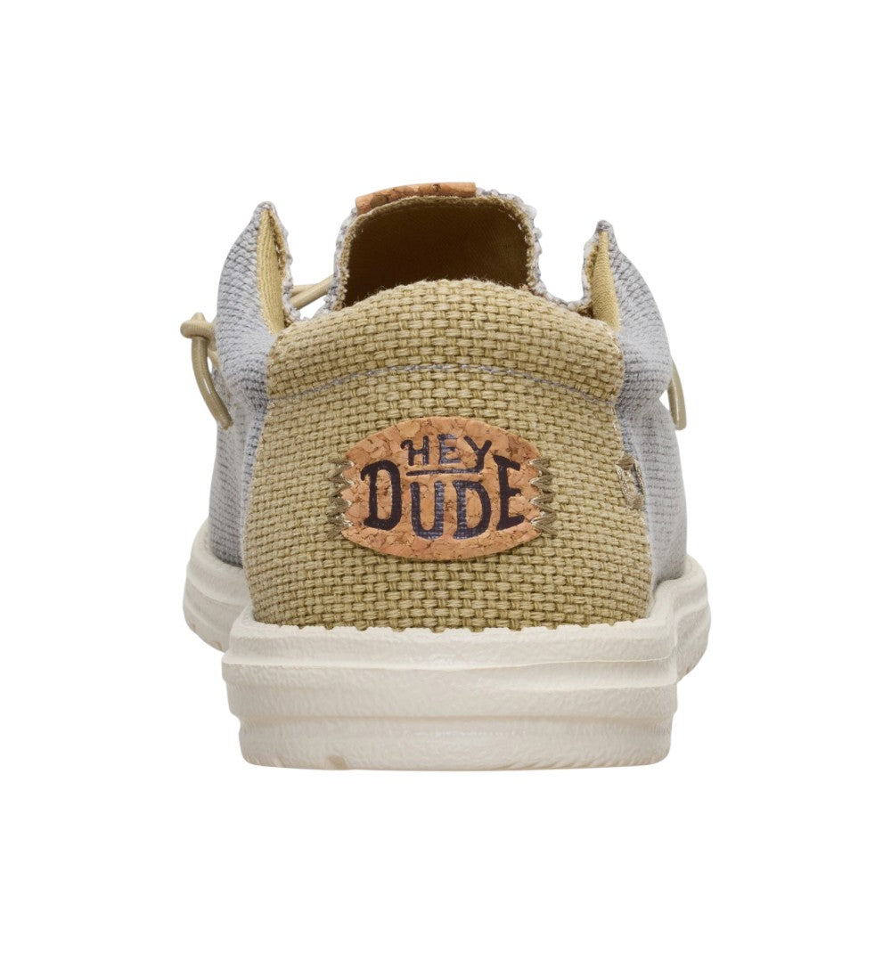 HEYDUDE Slip-On Unisex Wally Braided Flannel Grey 40003-1YF