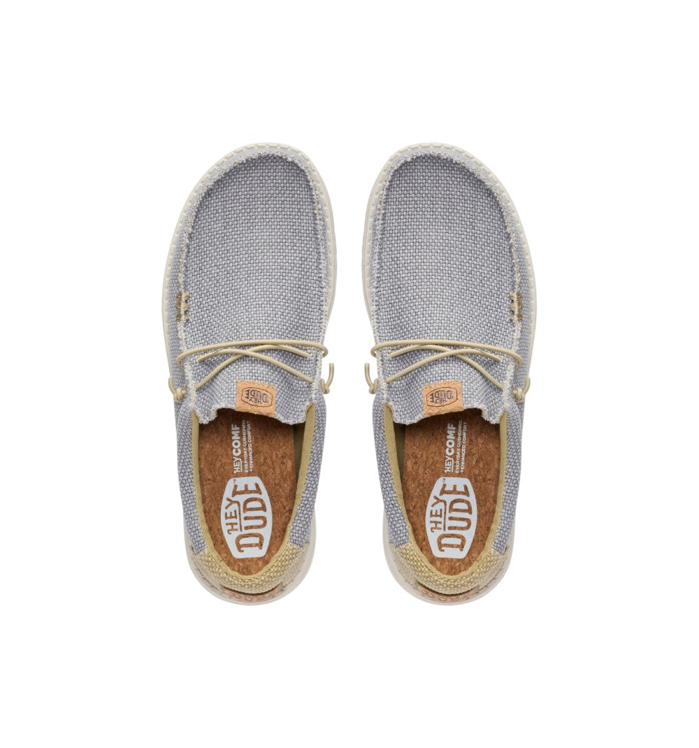 HEYDUDE Slip-On Unisex Wally Braided Flannel Grey 40003-1YF