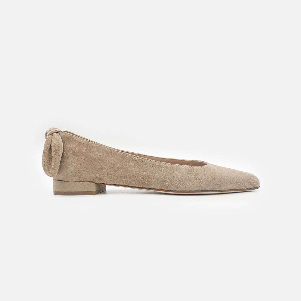'- ["Artigianato","Ballerine","Donna","Eva Picci","Scarpe"] - Ballerine Da Donna Eva Picci 1169 Ballerina Camoscio Beige - Lupis SRL