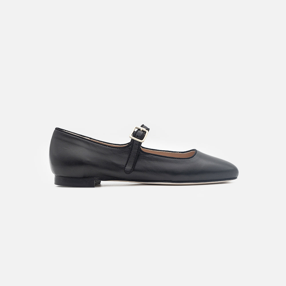 '- ["Artigianato","Ballerine","Donna","Eva Picci","Scarpe"] - Ballerine Da Donna Eva Picci 1177 Nappa Nero - Lupis SRL