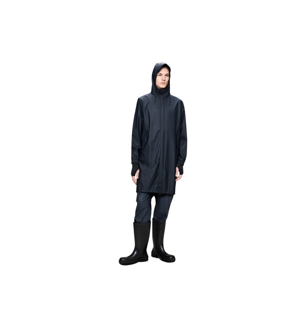 Rains Parka Unisex Fishtail Parka Navy 18140-NAV