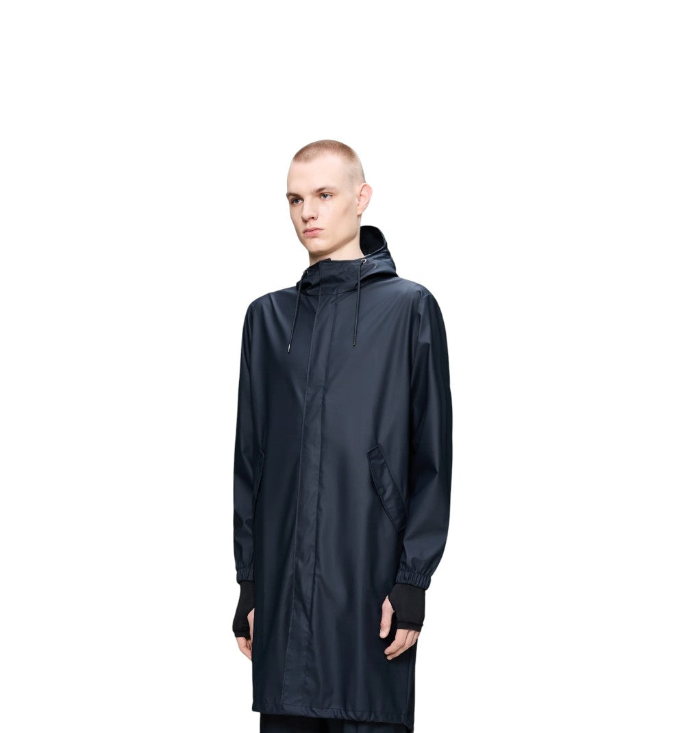 Rains Parka Unisex Fishtail Parka Navy 18140-NAV