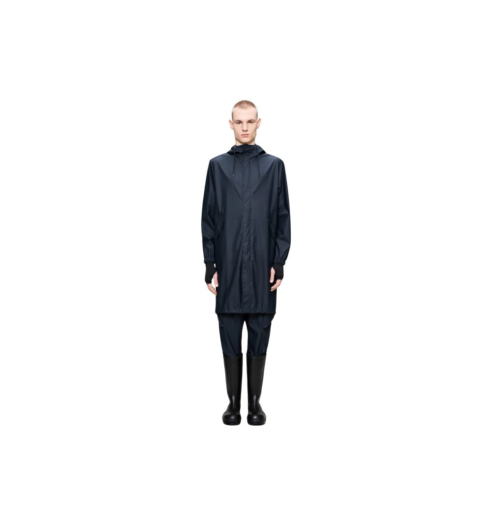 Rains Parka Unisex Fishtail Parka Navy 18140-NAV