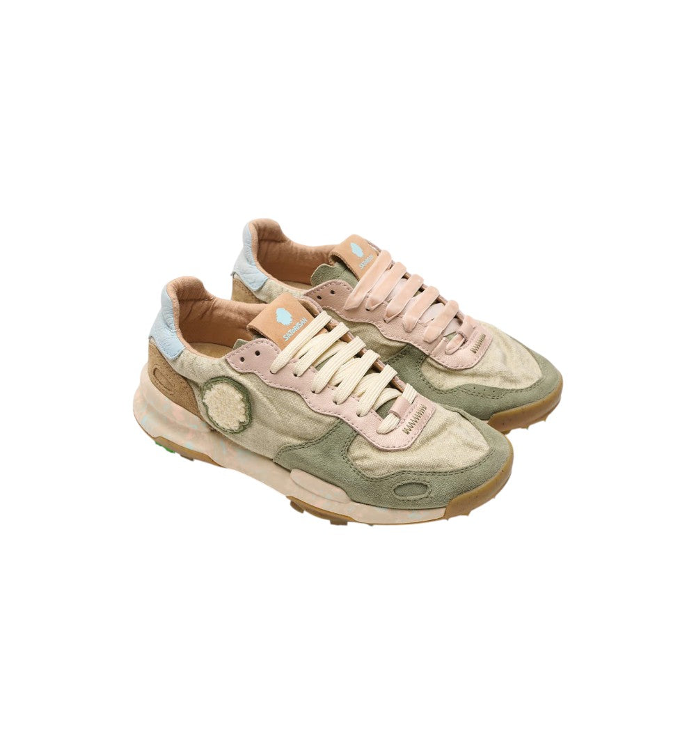 Satorisan Scarpe Donna Chacrona Linen Urbanite Green W 110108A
