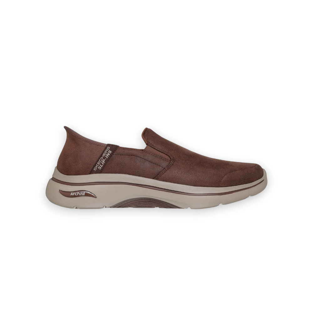 Slip On Uomo Skechers Go Walk Arch Fit 2.0 216813-BRN